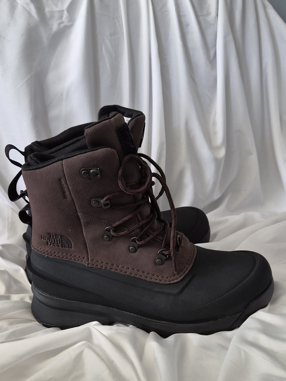 The North Face Chilkat V Lace WP Boots Coffee Brown Black Men's Size 11
